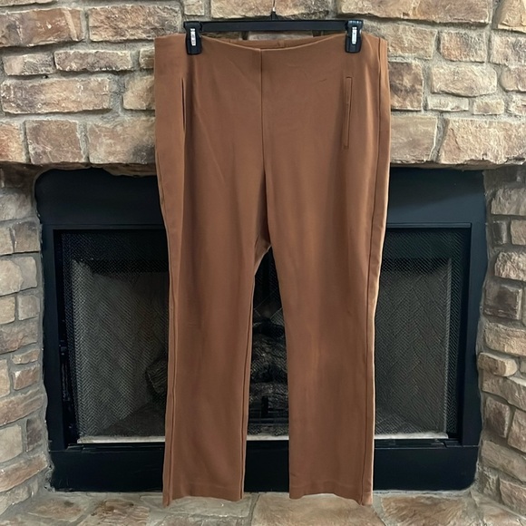 Chico’s brown pants with faux pockets. Size 3XL - Picture 1 of 7